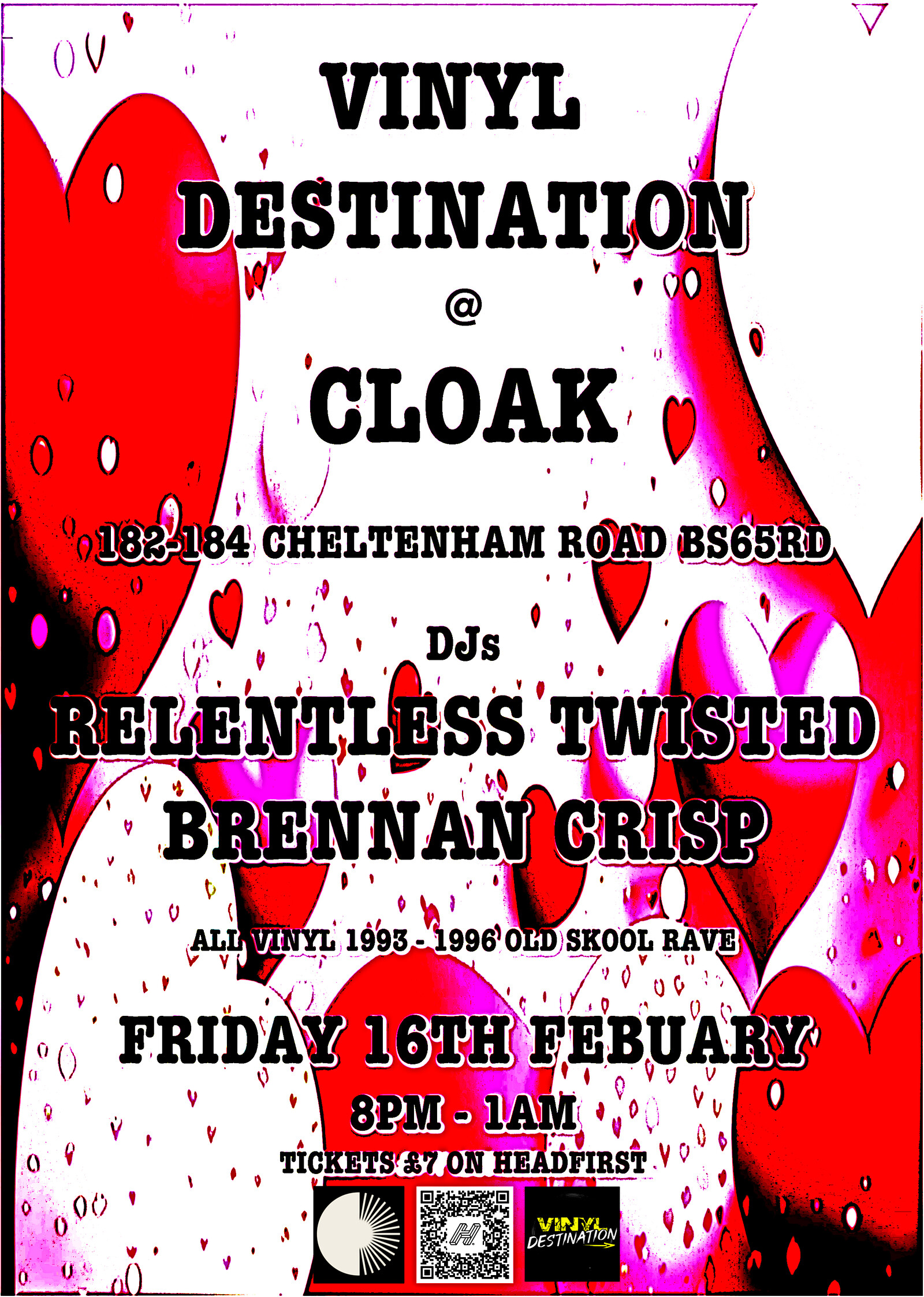 Vinyl Destination Cloak  - Valentine Dance at Cloak