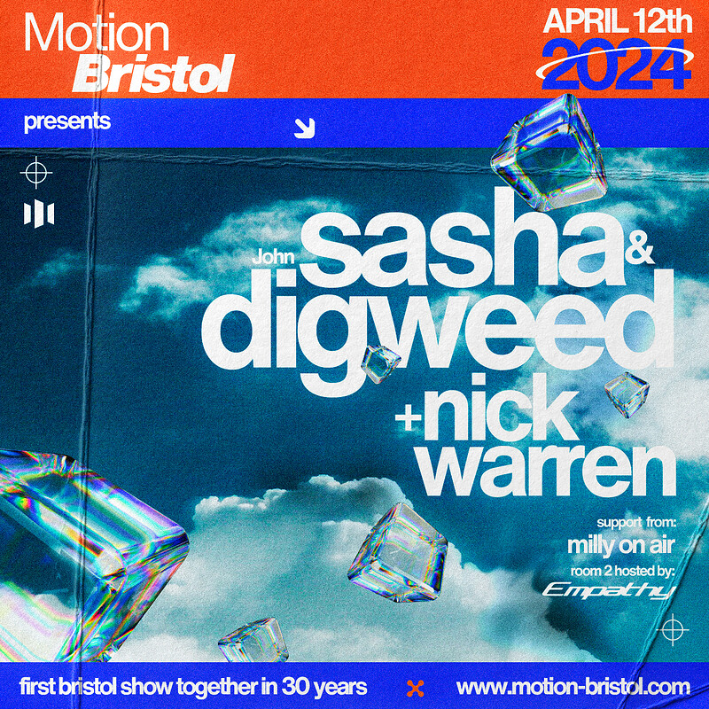Motion Presents: Sasha & John Digweed at Motion