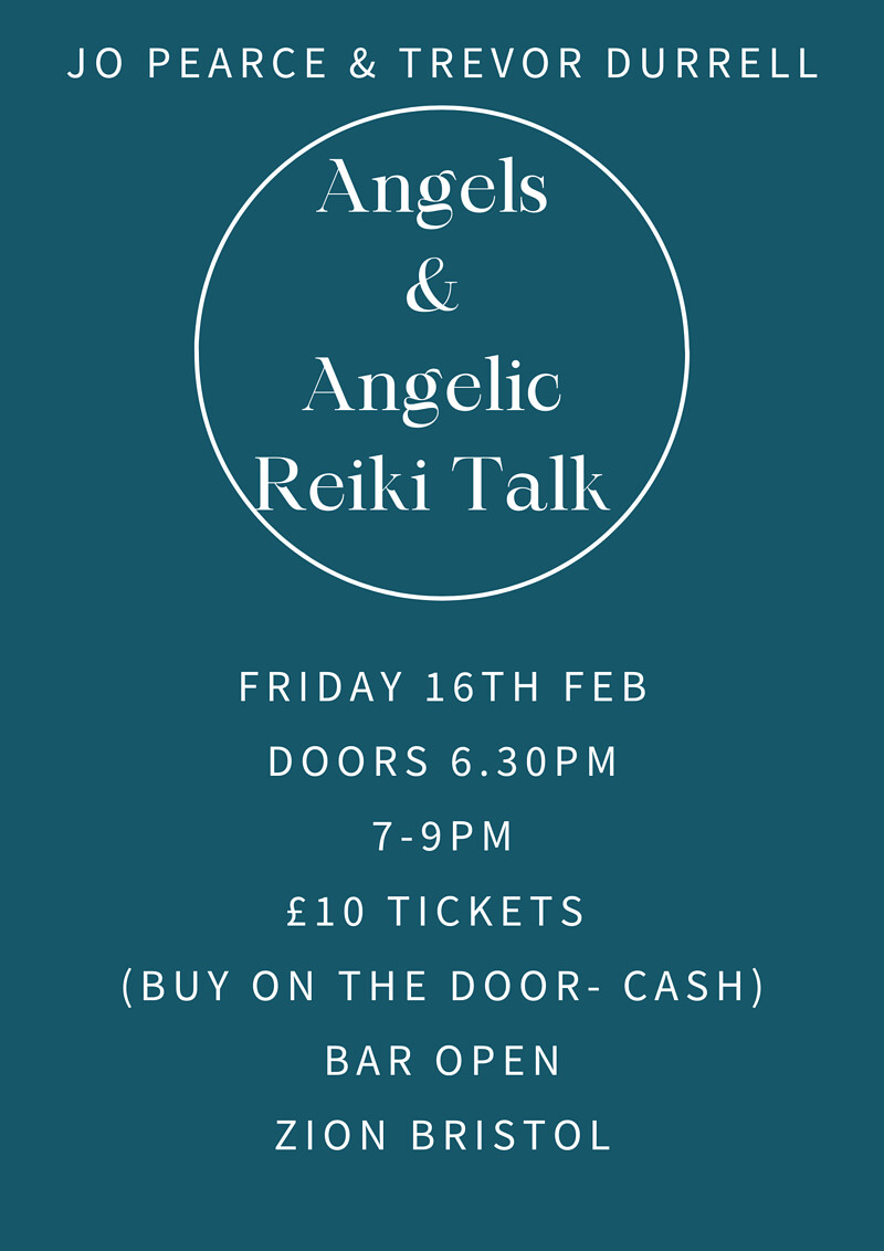 Angels & Angelic Reiki Talk - Jo Pearce & Trevor D at Zion Bristol