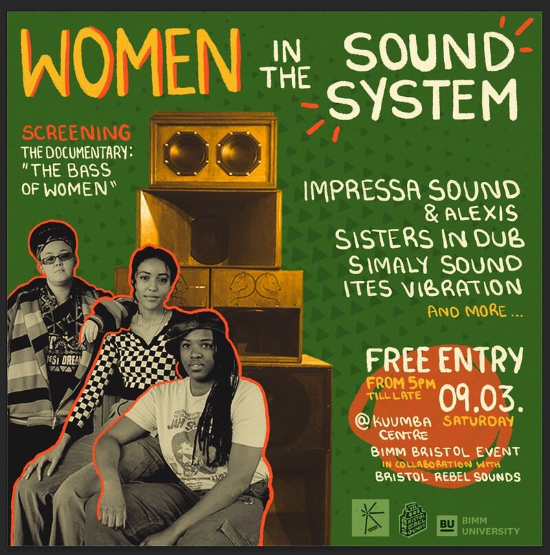 Women in the Sound System at Kuumba centre
