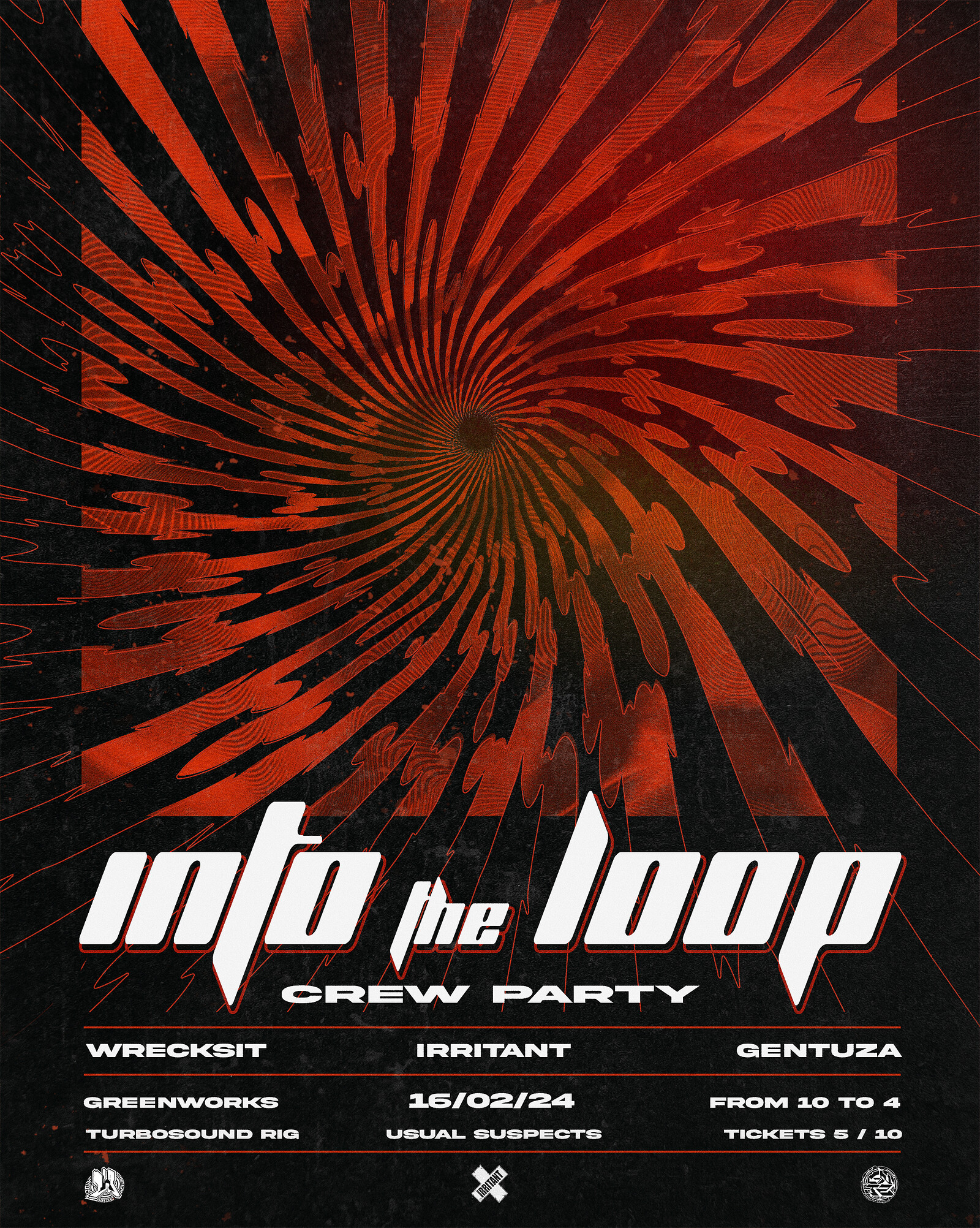Into the Loop: CREW PARTY at Green Works