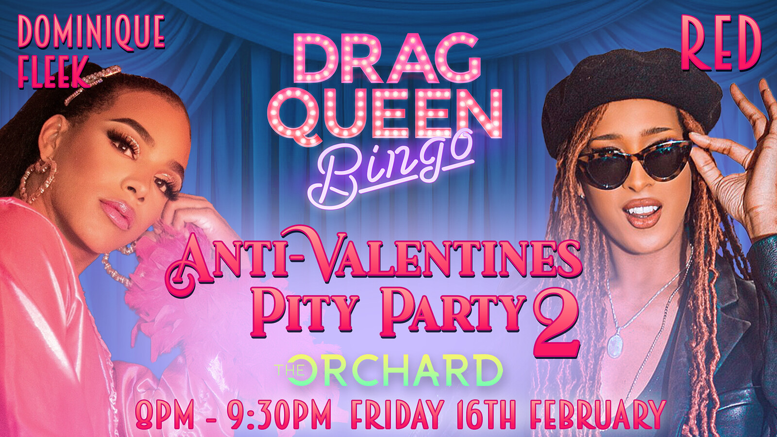 Drag Queen Bingo: Anti-Valentines Pity Party 2 at The Orchard Coffee & Co
