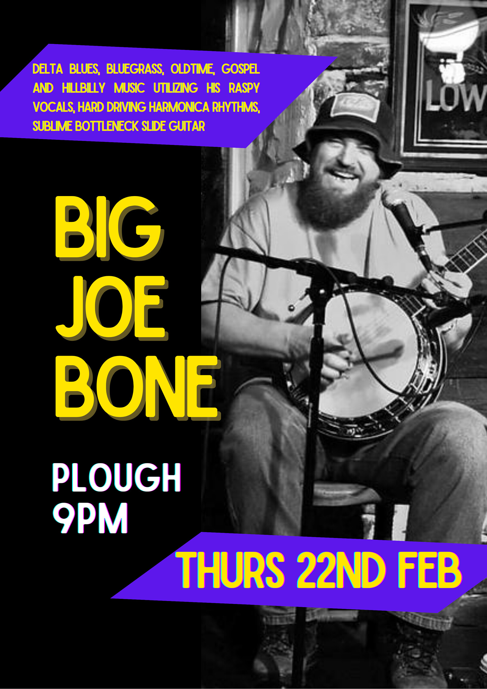 Big Joe Bone // Music Thursdays at The Plough Inn