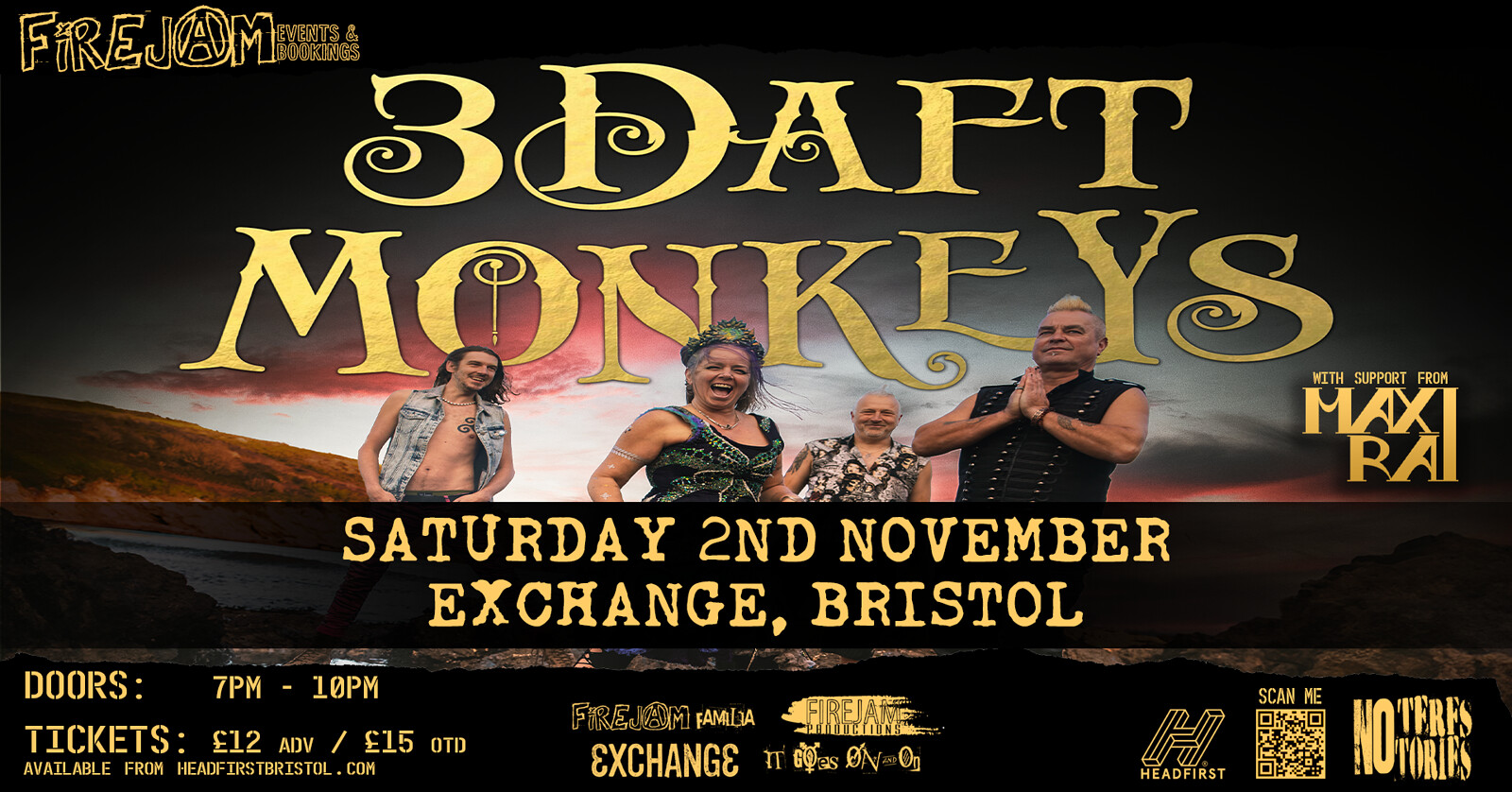 3 Daft Monkeys at Exchange