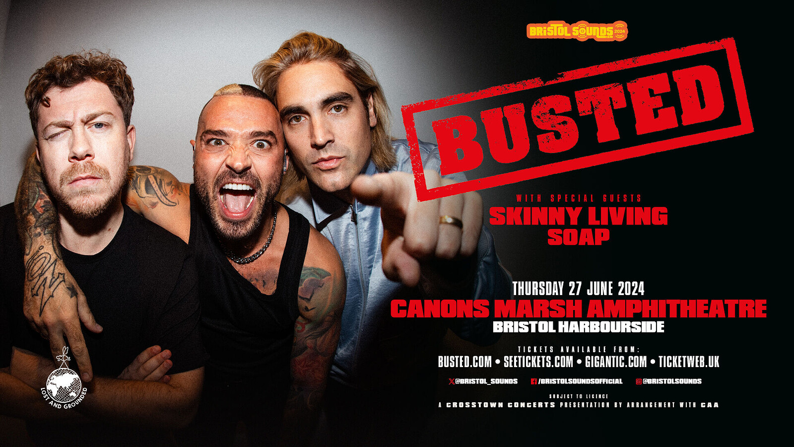 Busted at Canons Marsh Amphitheatre