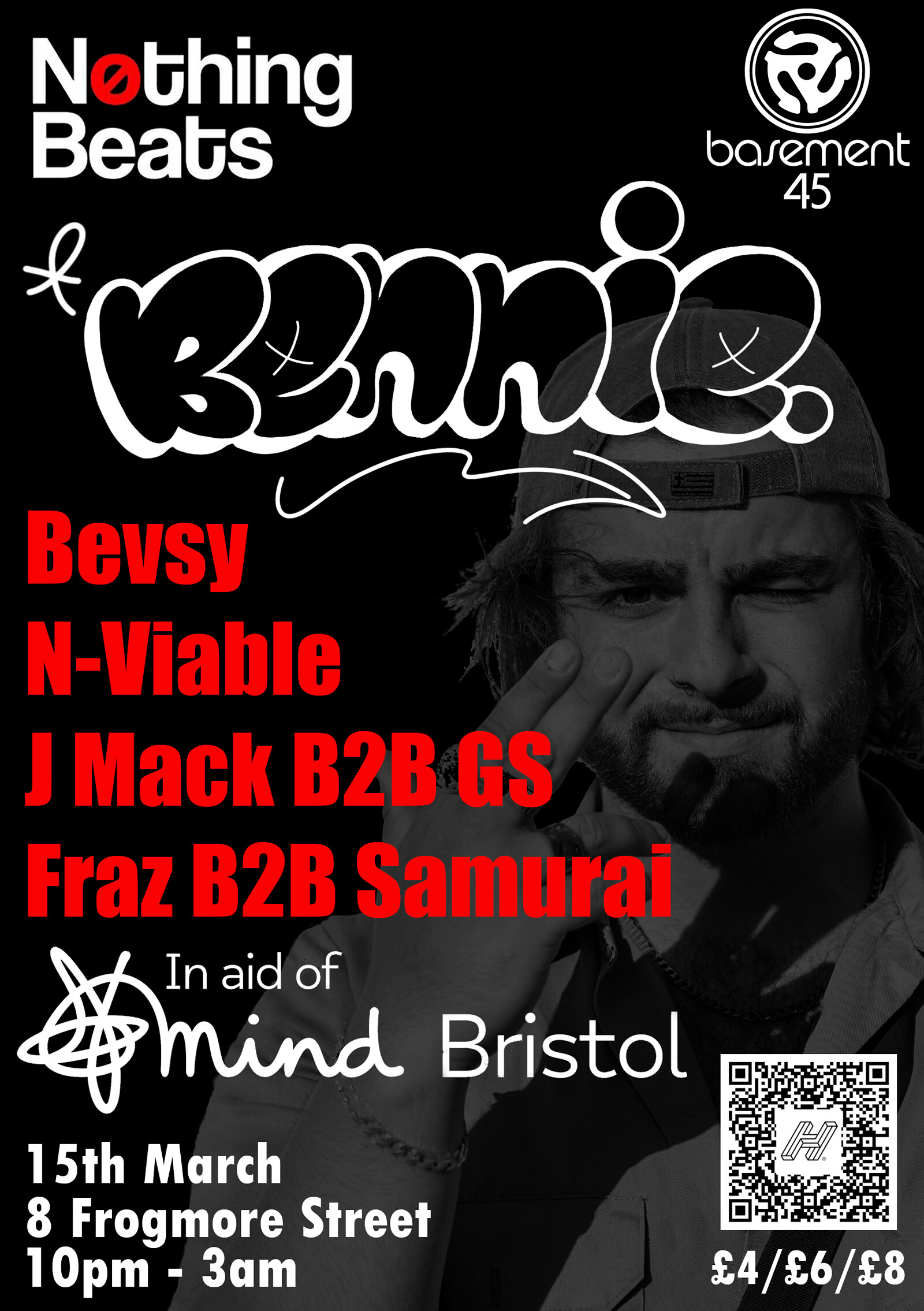 Nothing Beats: Charity Fundraiser feat. Bennie at Basement 45