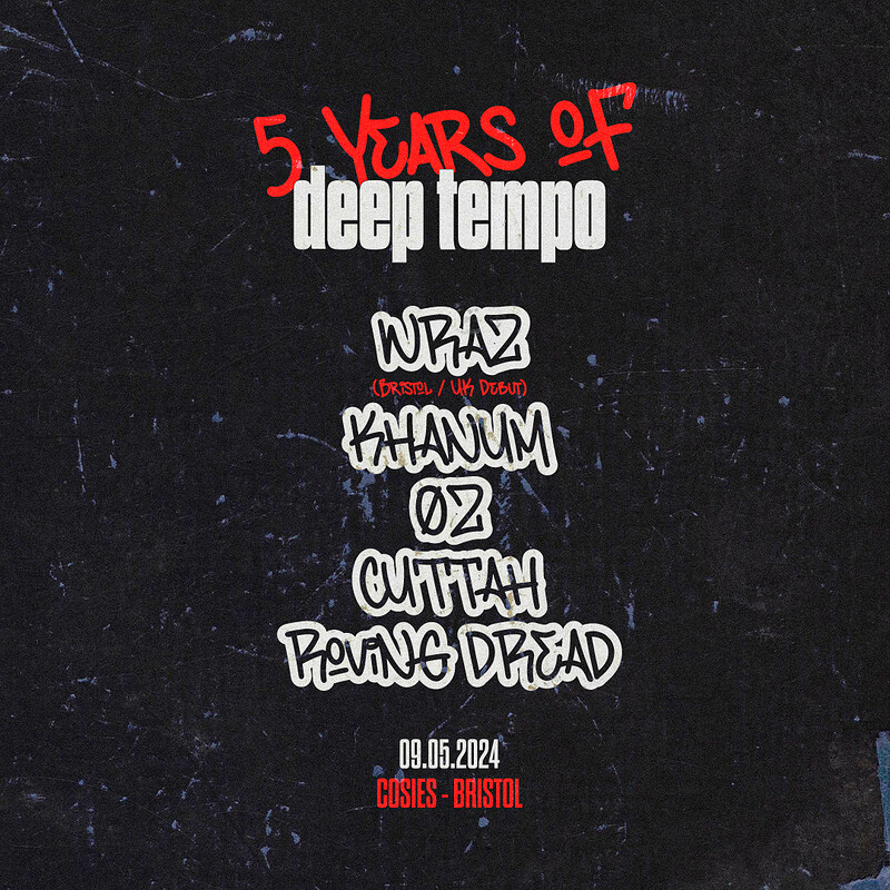 5 Years of Deep Tempo at Cosies
