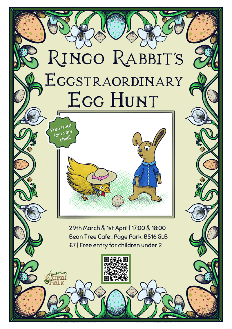 Ringo Rabbit's Eggstraordinary Egg Hunt at Bean Tree Cafe