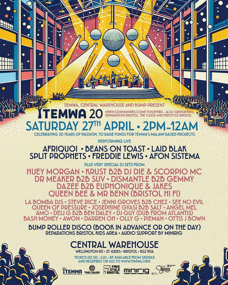 Temwa 20 Bristol Day Festival at Central Warehouse