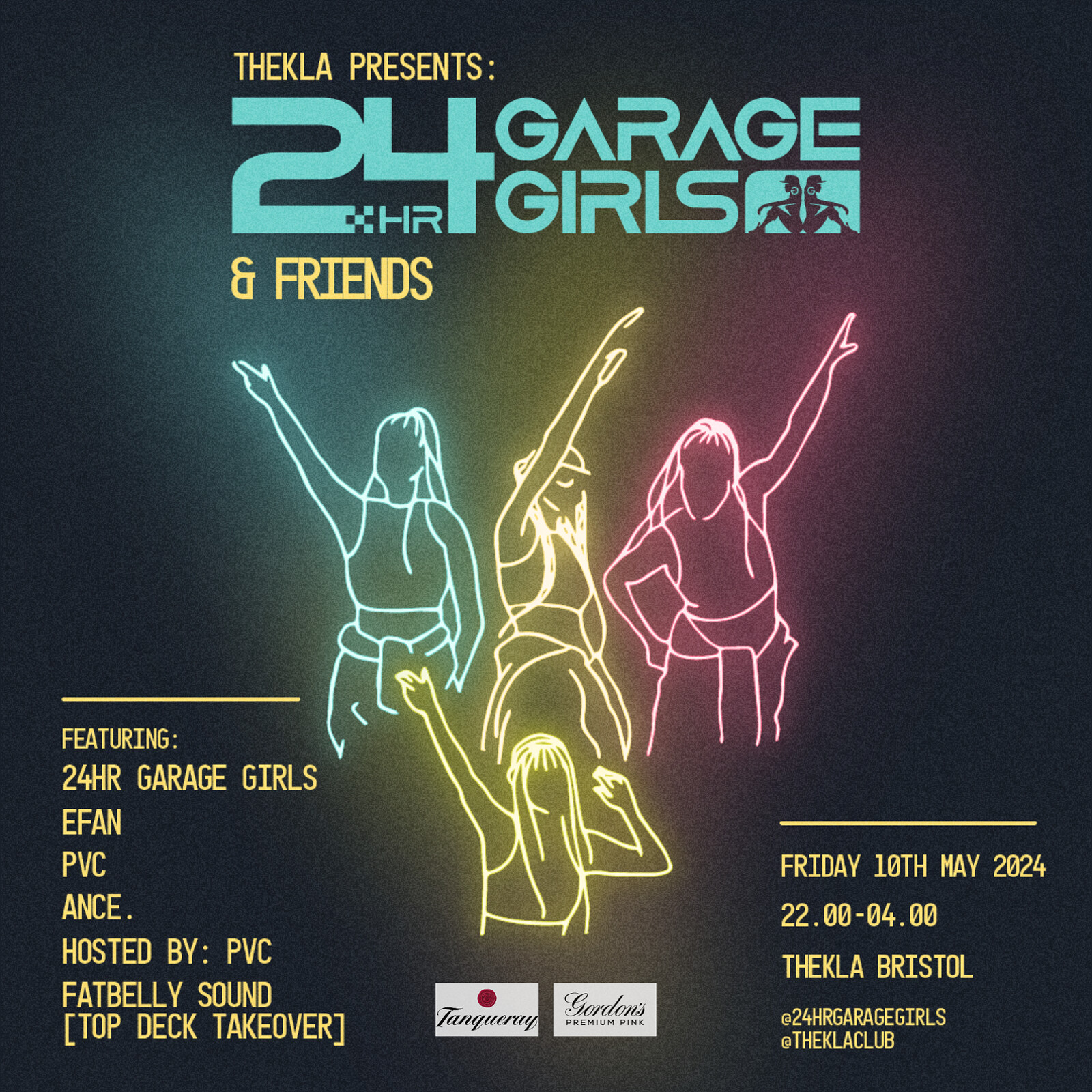 Thekla presents: 24hr Garage Girls + Friends at Thekla