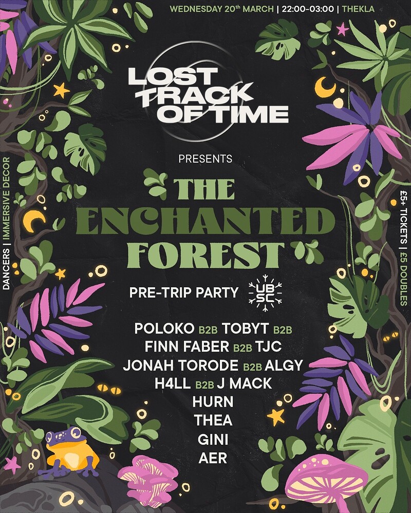 Lost Track of Time Presents Enchanted Forest at Thekla