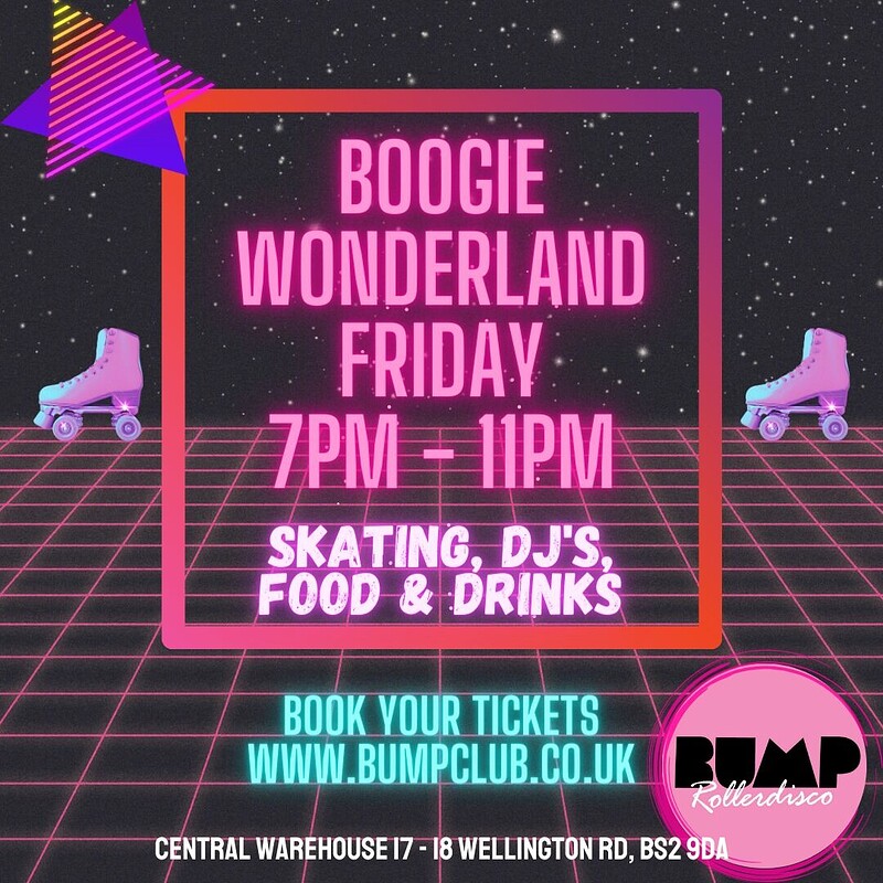 BUMP Rollerdisco Boogie Wonderland 7pm - 11pm at BUMP Rollerdisco