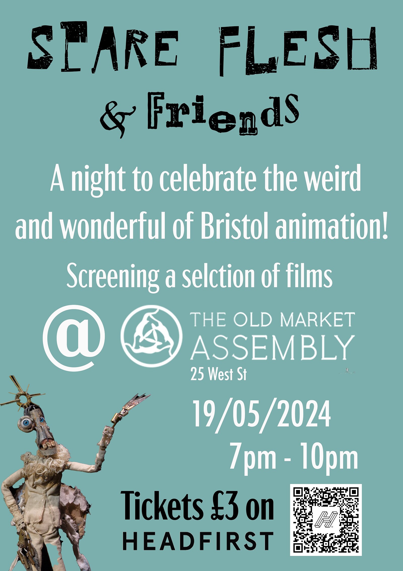 Spare Flesh & Friends - Animation Screening at The Old Market Assembly