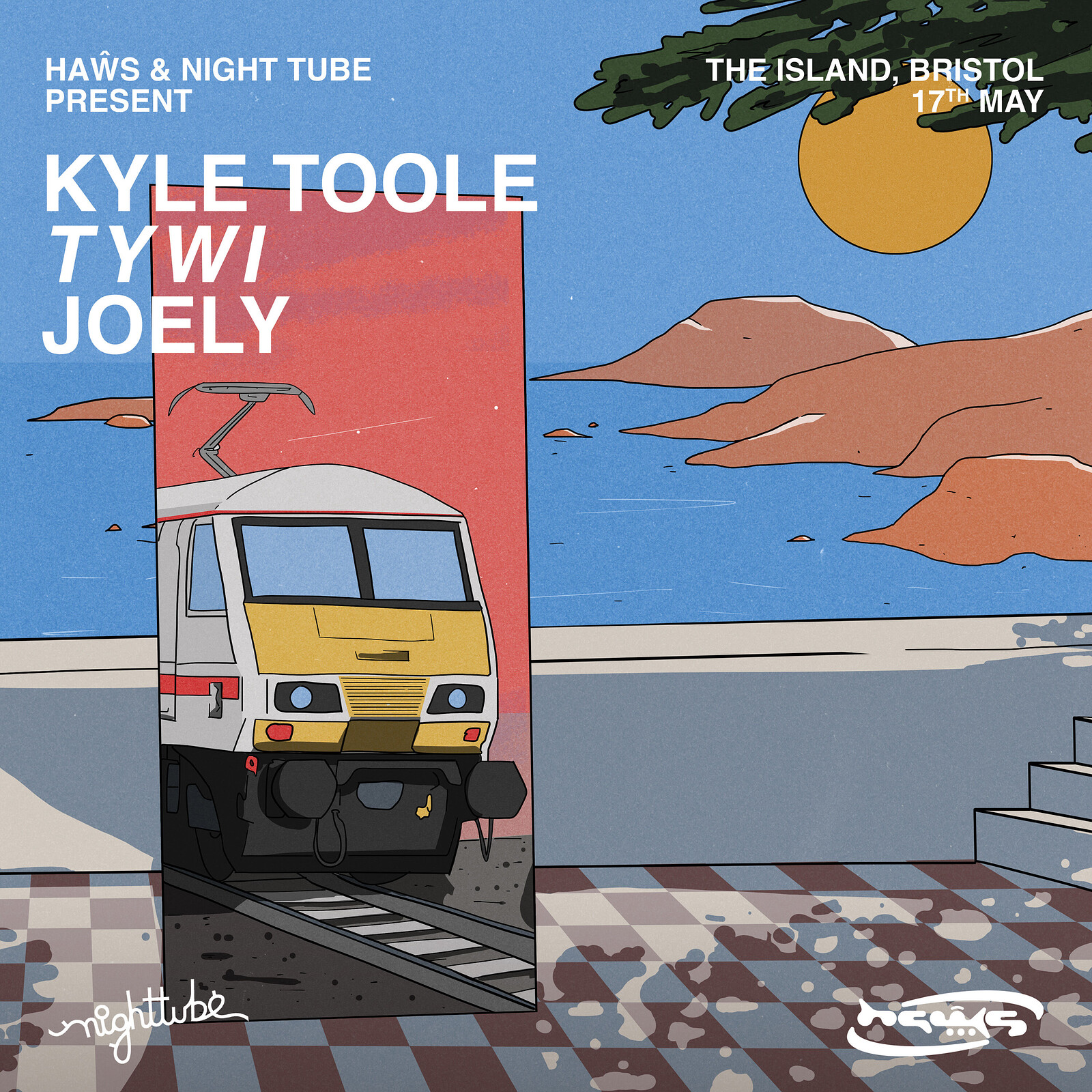 Night Tube x Haŵs: Kyle Toole, Tywi & Joely at The Island