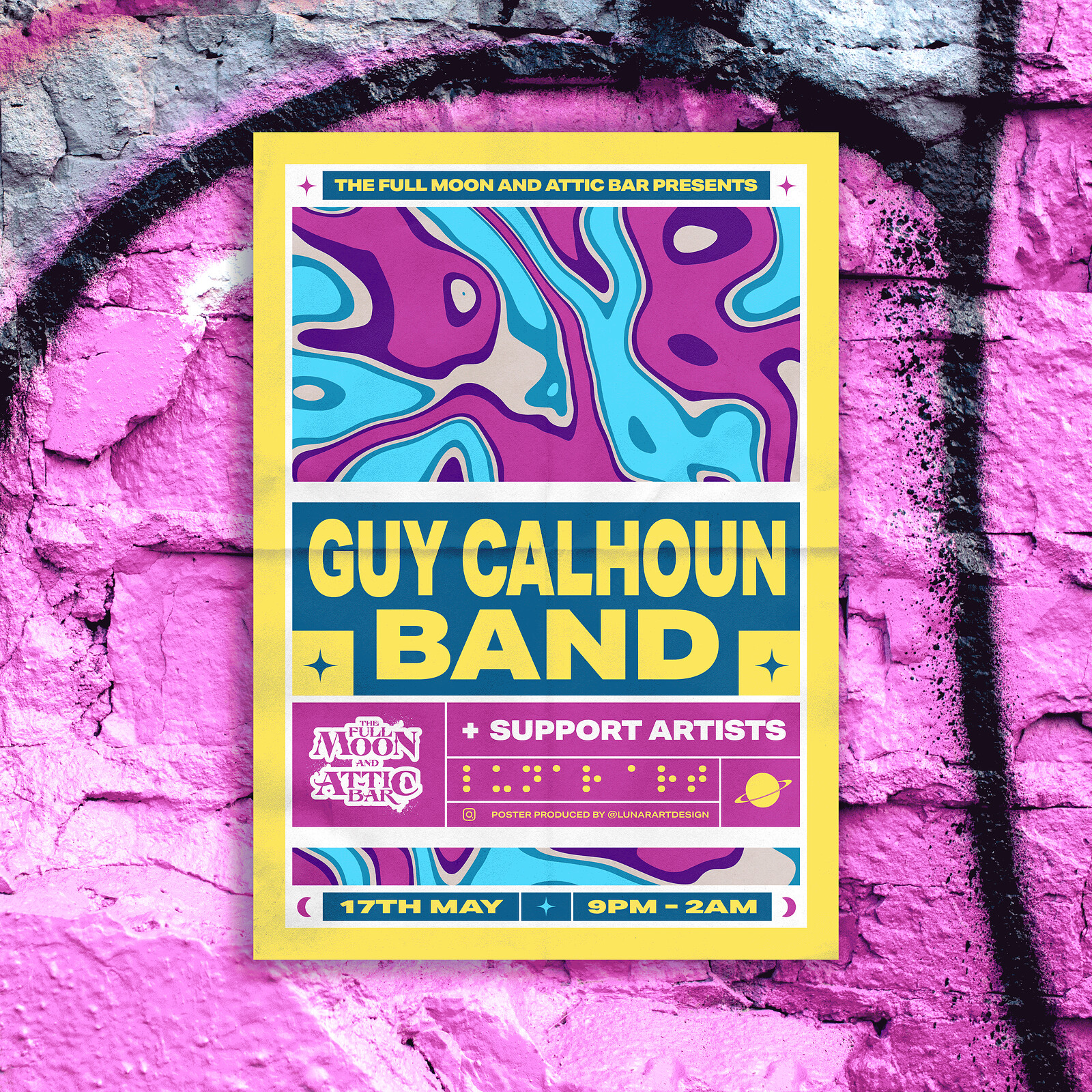 Guy Calhoun Band + Support Artists | Attic Bar at The Full Moon & Attic Bar