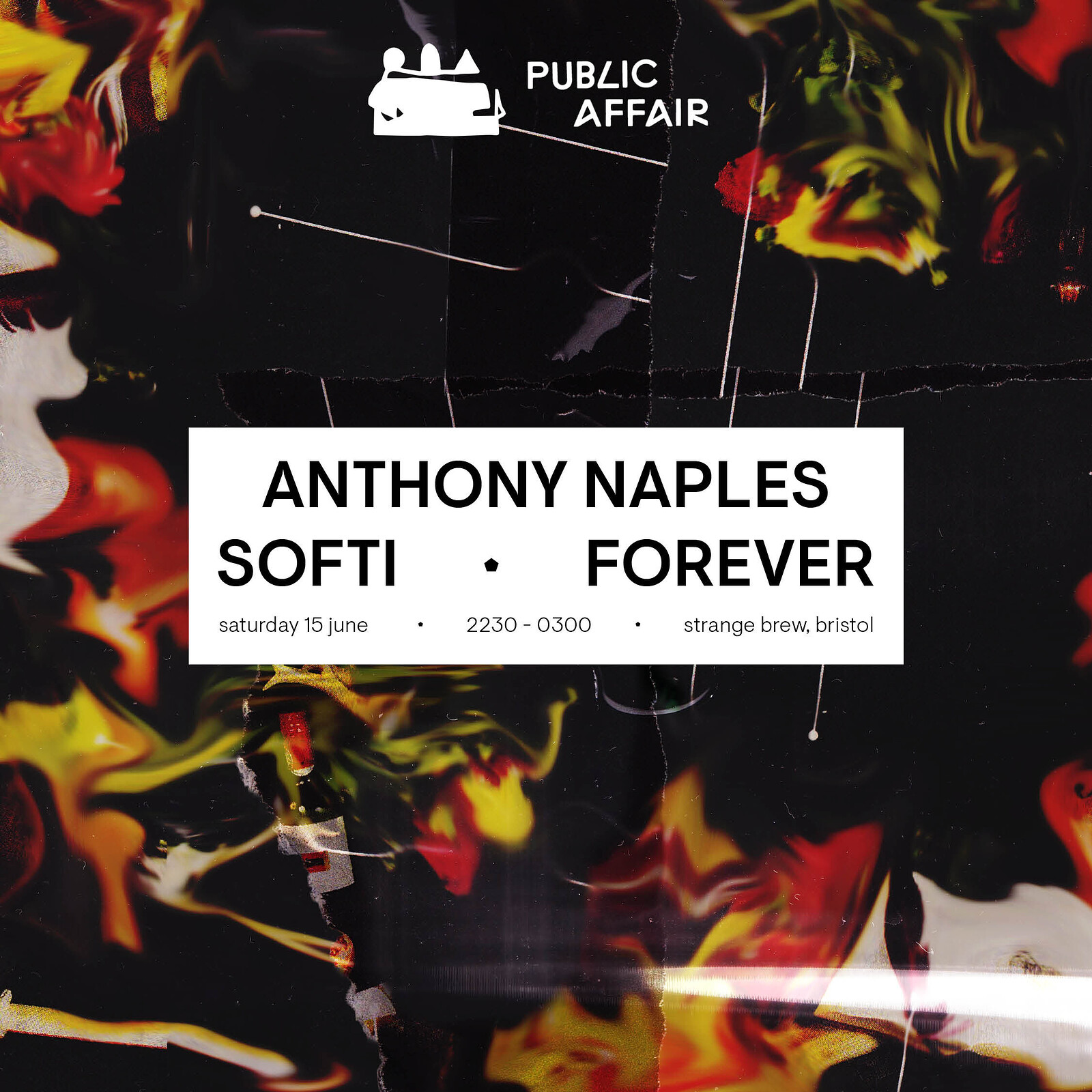 Public Affair #17: Anthony Naples & softi at Strange Brew