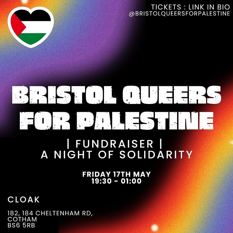 Bristol Queers for Palestine at Cloak