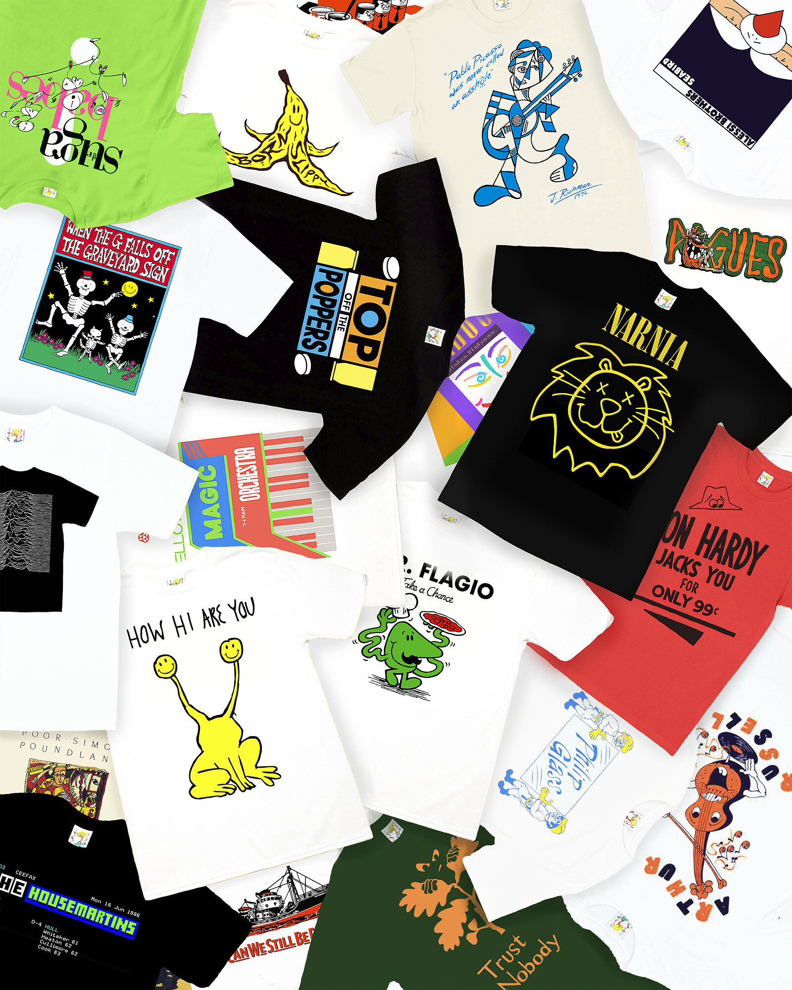 FINAL DAY of the TURBO ISLAND music tee exhibition at KIT FORM