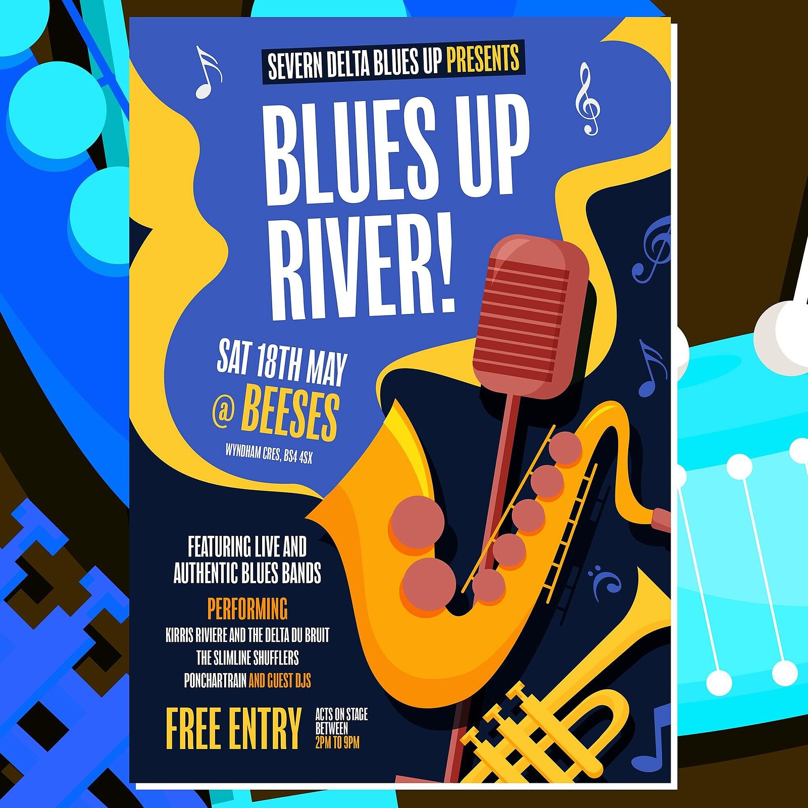 Blues Up River at Beeses