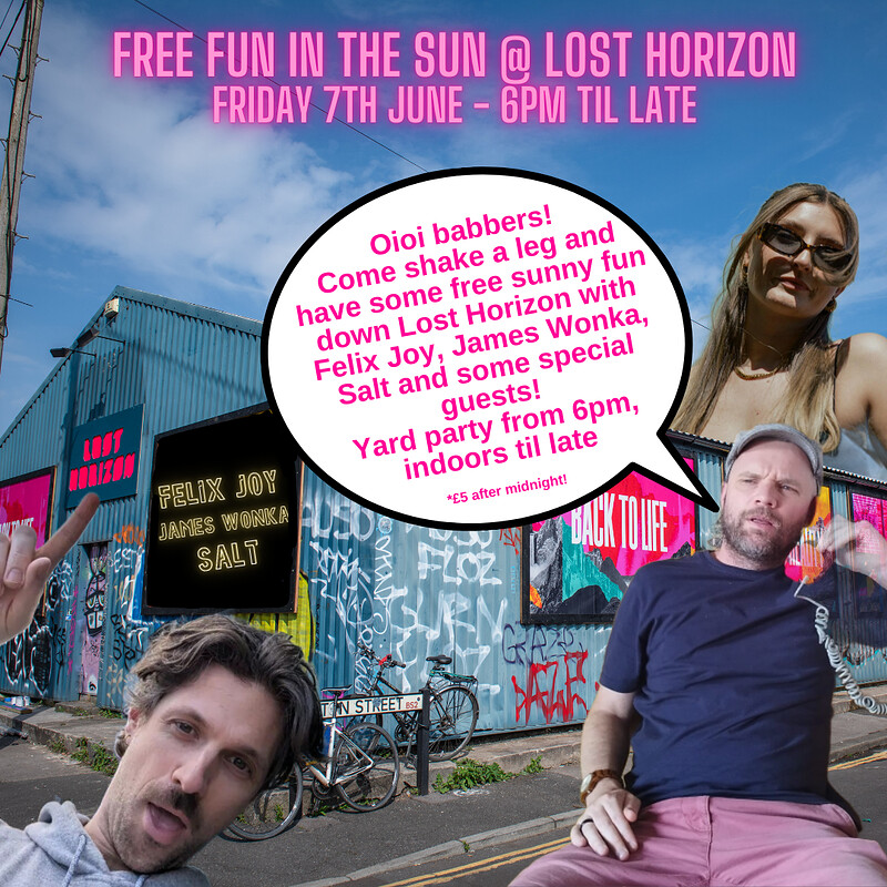 Fun In The Sun w/ Felix Joy, Wonka + Salt at Lost Horizon