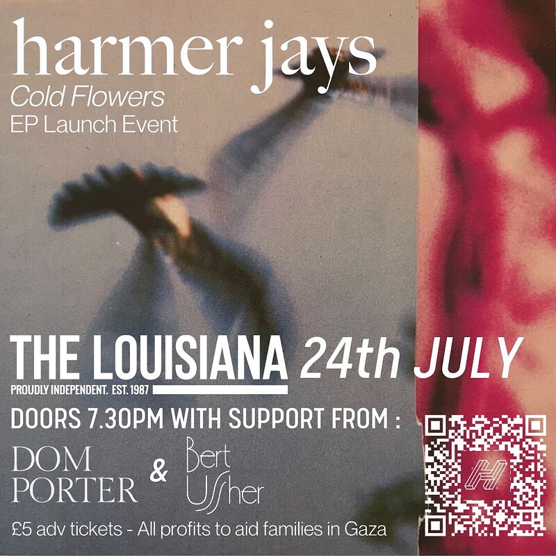 Harmer Jays EP Launch - Gaza Fundraiser at The Louisiana