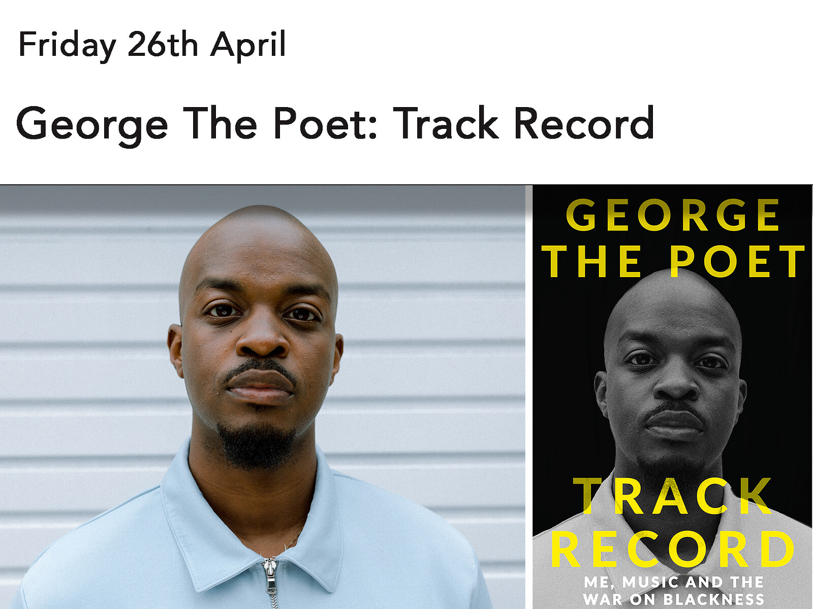 George The Poet: Track Record at 1532 Performing Arts Centre