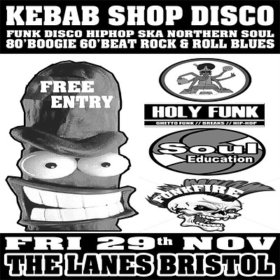 Kebab Shop Disco Free Party at The Lanes
