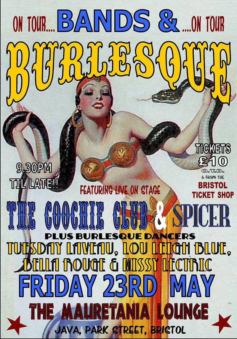Bands & Burlesque at The Mauretania Lounge