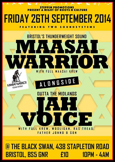 Maasai Warrior Meets Jah Voice at The Blackswan