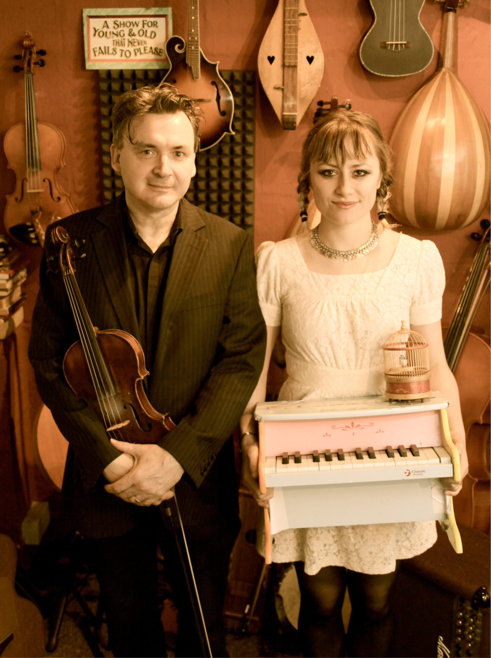 Nick Pynn And Kate Daisy Grant at The Old Bookshop