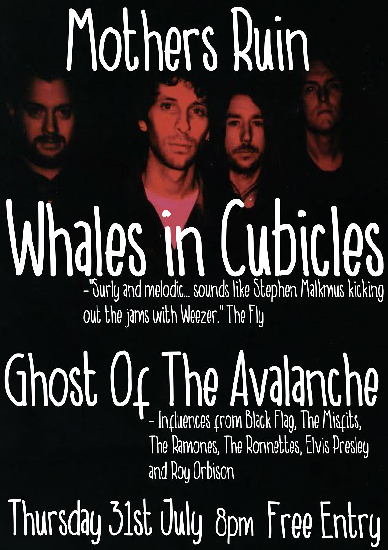 Whales In Cubicles at The Mothers Ruin