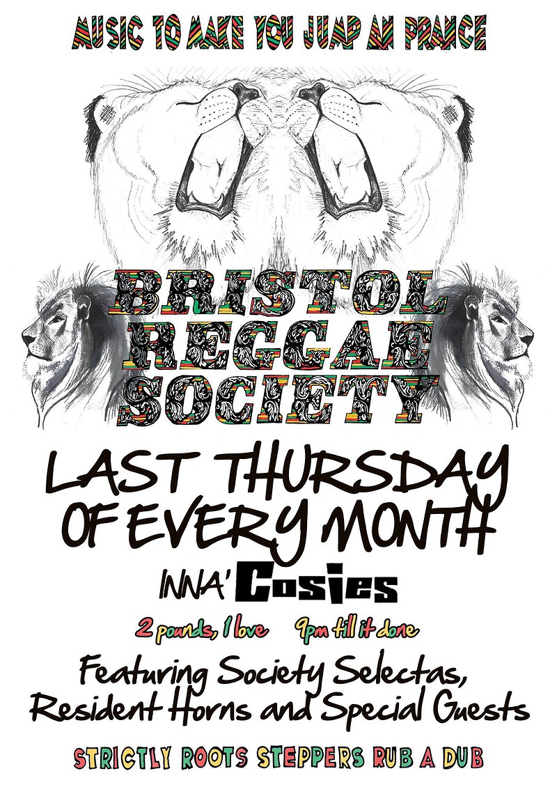 Reggae Society Monthly Session at Cosies