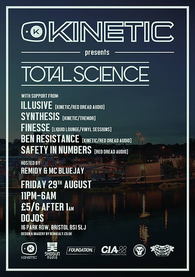 Kinetic Presents Total Science at Dojo Lounge Bristol