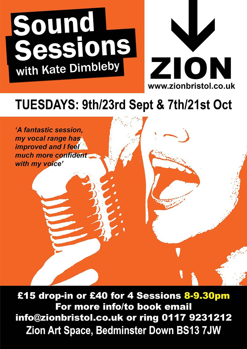 Sound Sessions Kate Dimbleby at Zion Community Art Space
