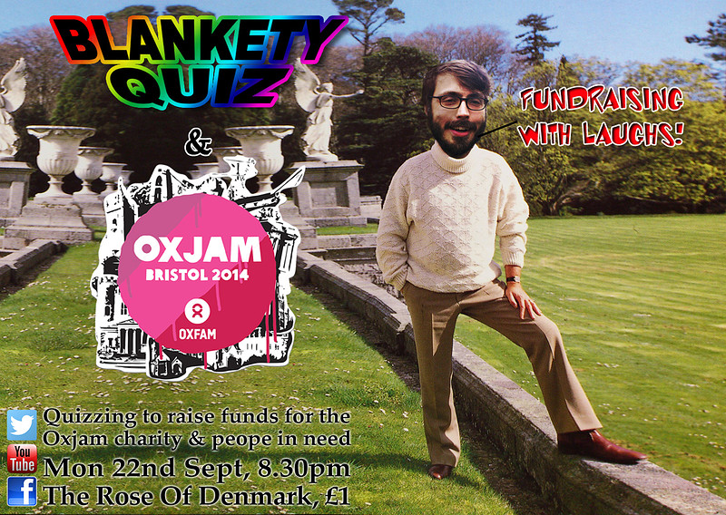 Blankety Quiz Oxjam Fundraiser at The Rose Of Denmark