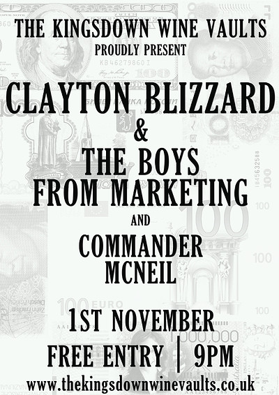 Clayton Blizzard at The Kingsdown Wine Vaults