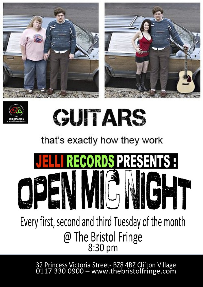 Jelli Record Open Mic at The Bristol Fringe