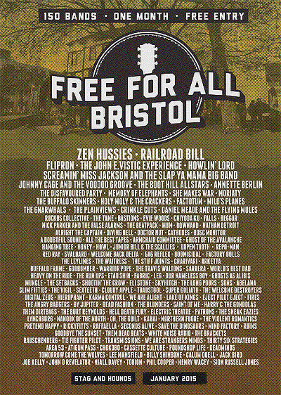Free For All Festival Bristol at Stag And Hounds