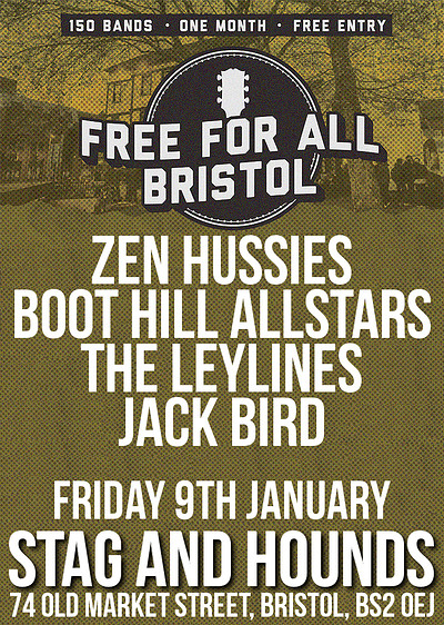 For For All Bristol Presents: at Stag And Hounds