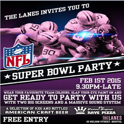 Super Bowl Party At The Lanes at The Lanes Bristol