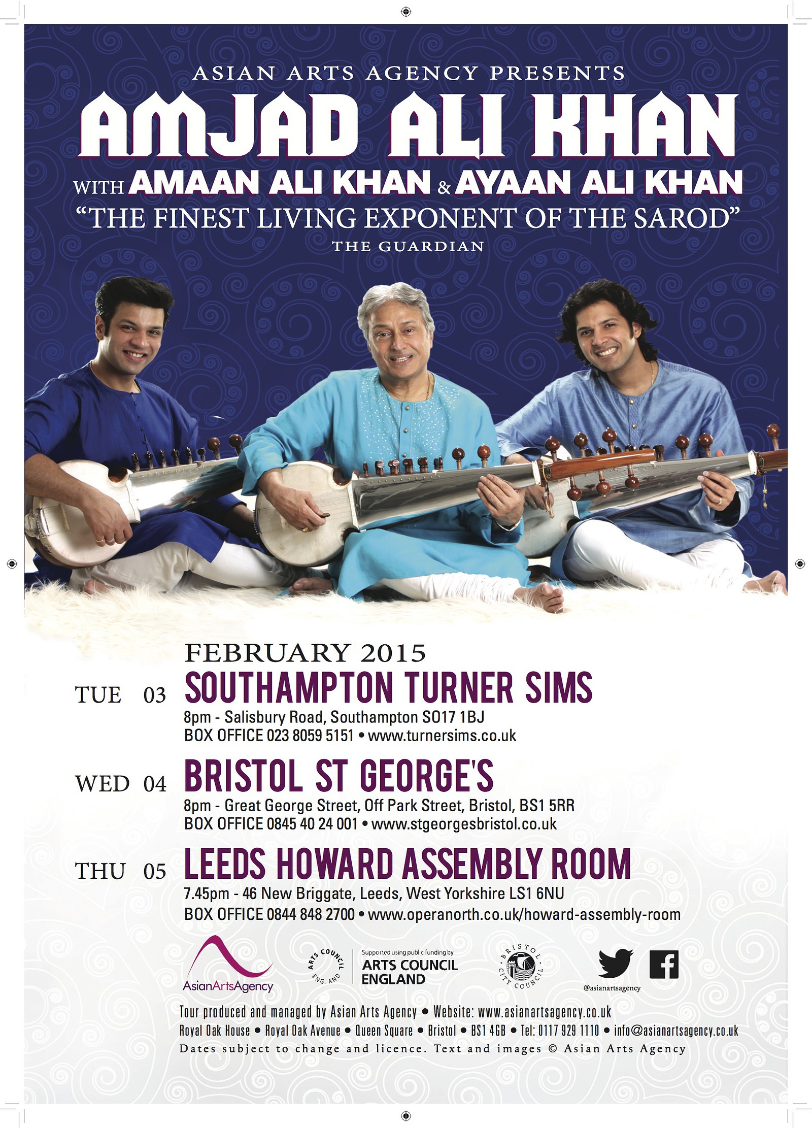 Amjad Ali Khan at St George&#039;s Bristol