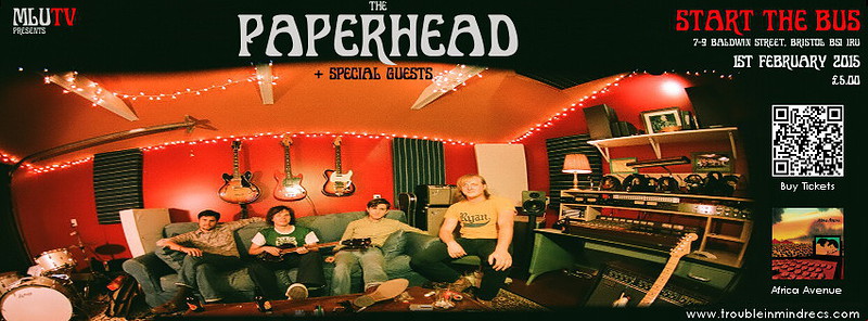 The Paperhead at Start The Bus
