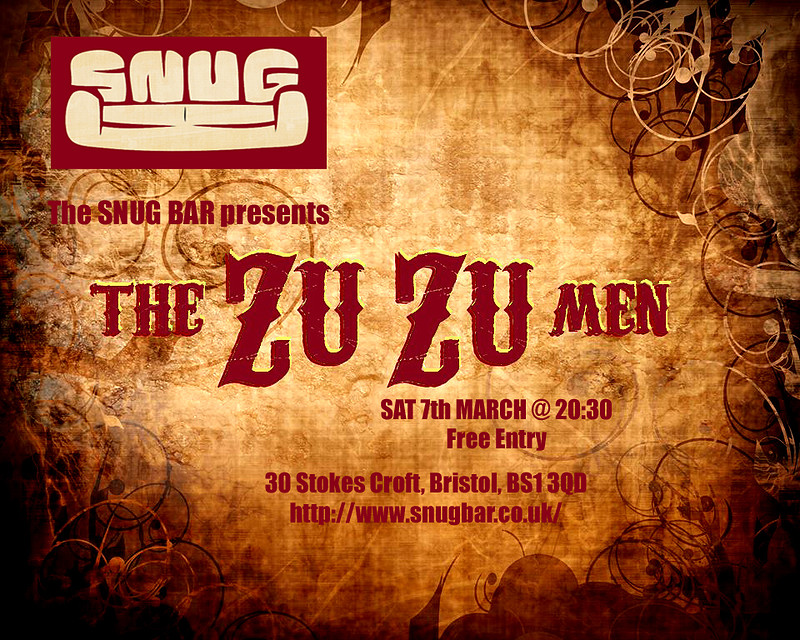 The Zu Zu Men  + Support at Snug