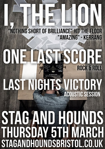 I. The Lion - One Last Score at Stag And Hounds