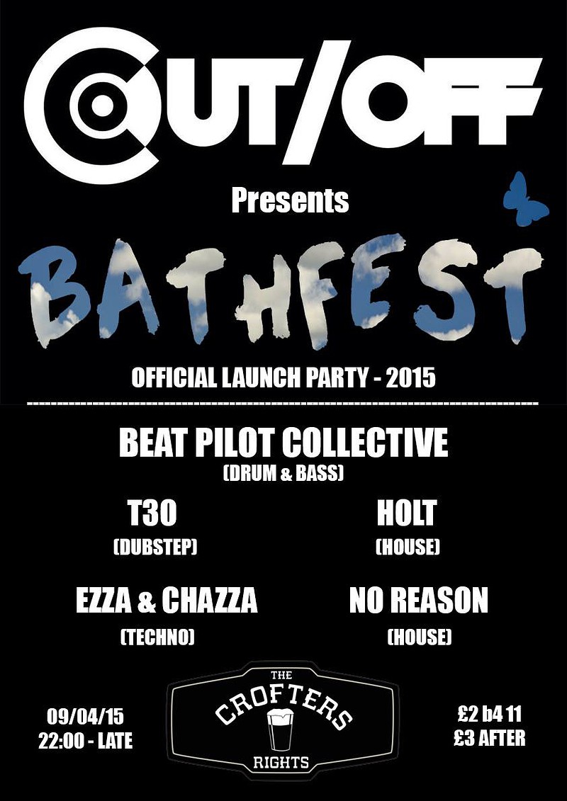 Cut/off Bathfest Launch at The Crofters