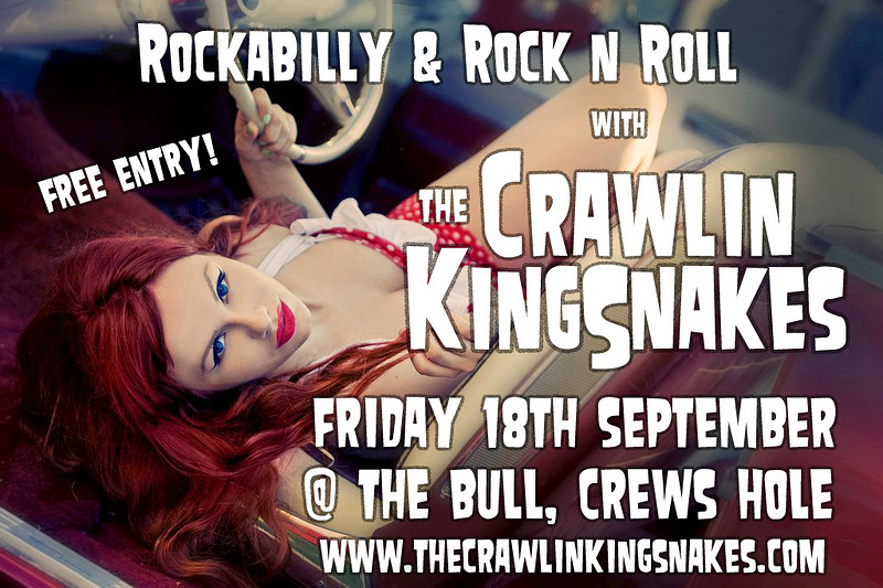 The Crawlin Kingsnakes at The Bull Inn Crews Hole