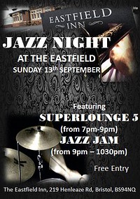 Jazz Night At The Eastfield at The Eastfield Inn