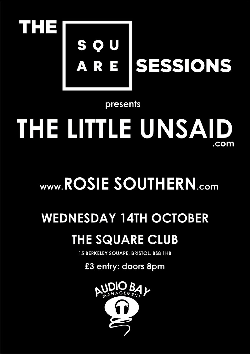 Square Sessions- 14th Oct at The Square Club