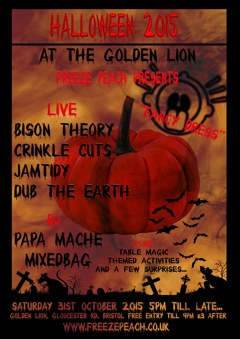 Halloween With Freeze Peach at The Golden Lion