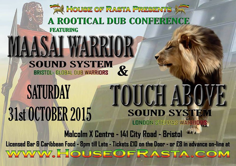 Maasai Warrior &touch Above at Malcolm X Centre